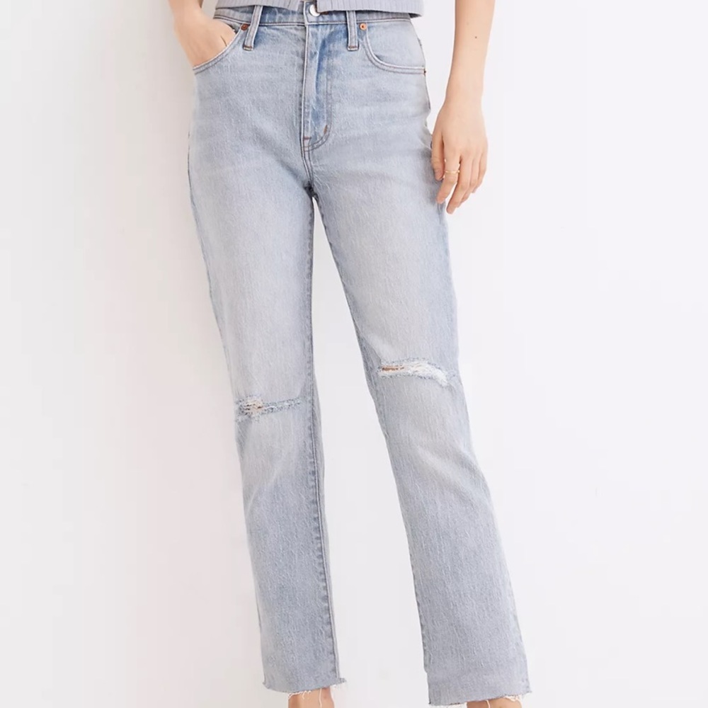 Madewell High Rise Slim Boyjean